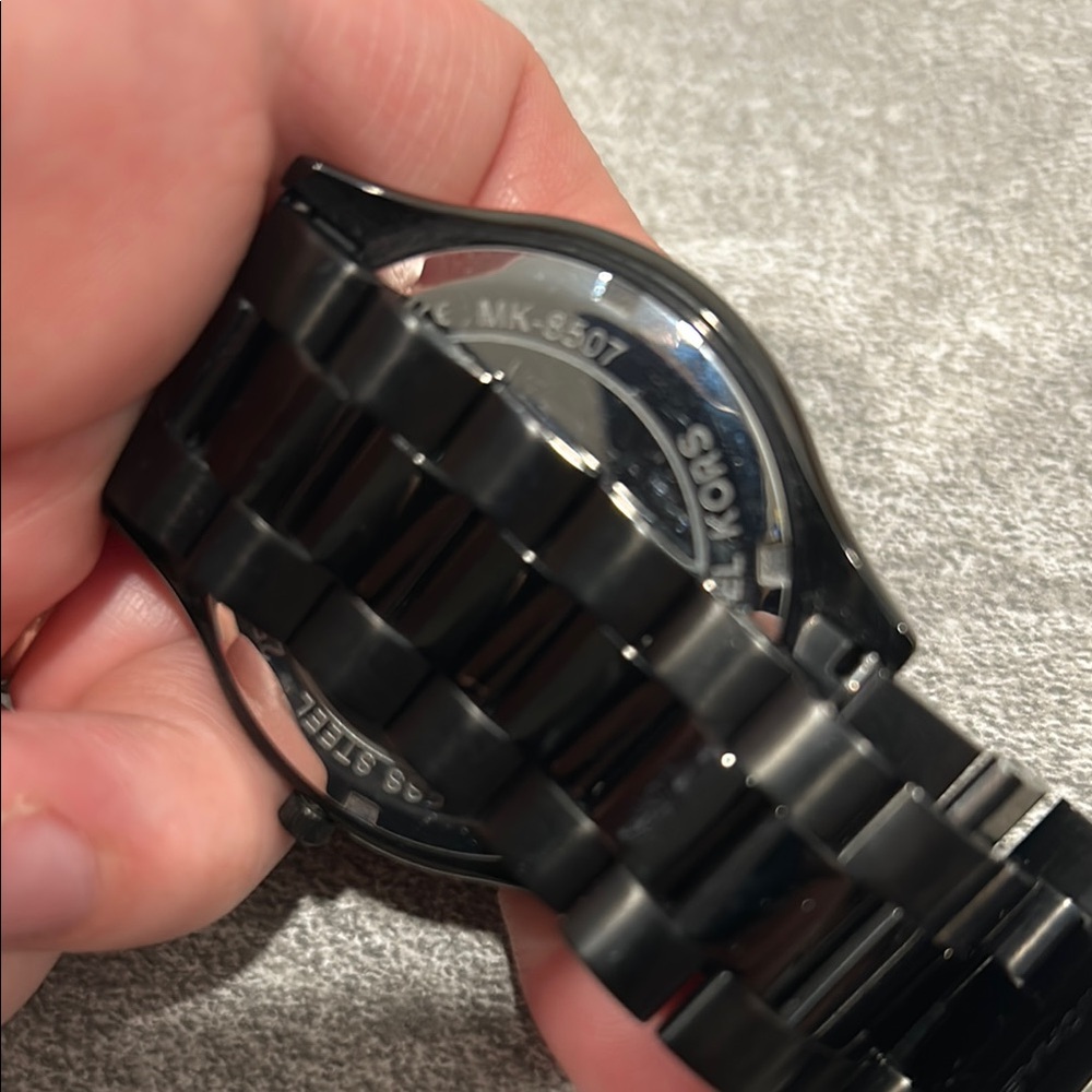 Michael Kors Black and Gray Watch - Picture 7 of 9